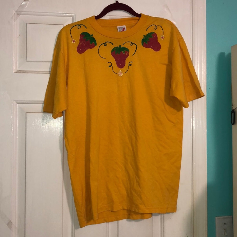 Grandma’s Vintage Strawberry Shirt: one of a kind!